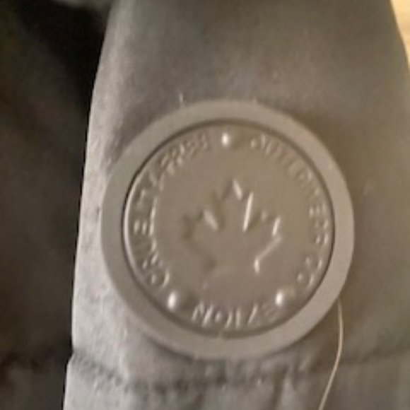 WOMENS (L) NOIZE cruelty-free outerwear Coat  Black with  FAUX Fur trimmed Hood - Picture 6 of 7